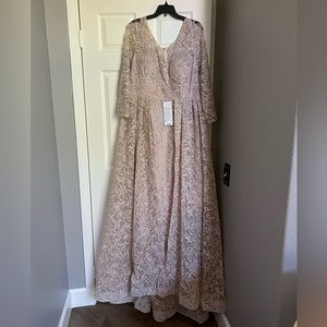 Champagne colored Formal/Prom/Wedding/Quinceañera Dress!